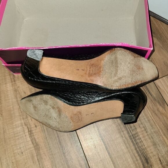 Phyllis Poland Crocodile Pumps - Picture 7 of 7